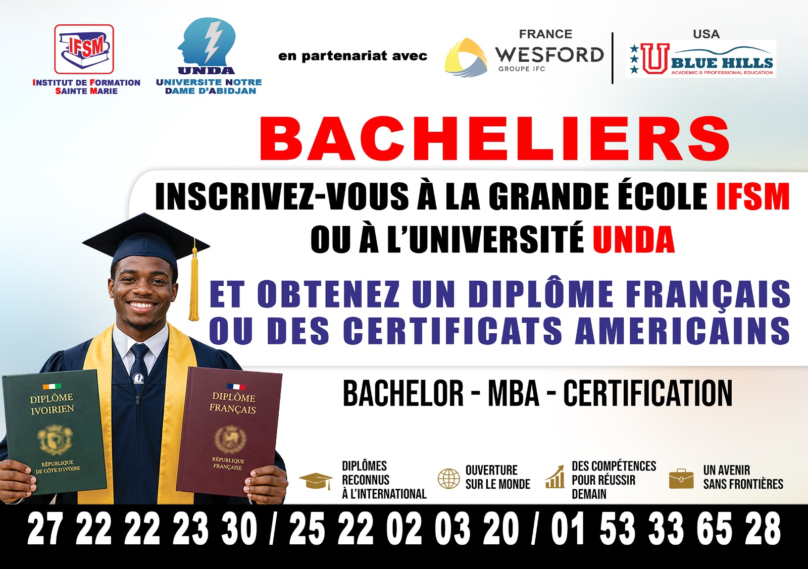 Double certification à l'Université Unda